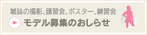 �G���̎B�e�A�u�K��A�|�X�^�[�A���K�� �u���f����W�̂����点�v